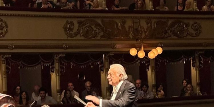 Emozionante Zubin Mehta a Milano